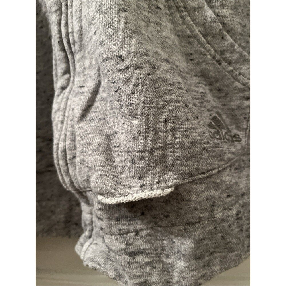 Adidas Women's Full Zip Sweatshirt Hoodie Jacket Size Unknown Gray - Picture 6 of 14